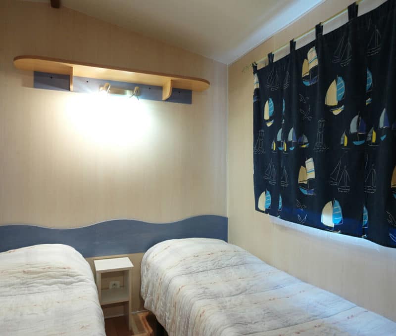 Mobilheim für 4 Personen in Argeles sur Mer: Schlafzimmer