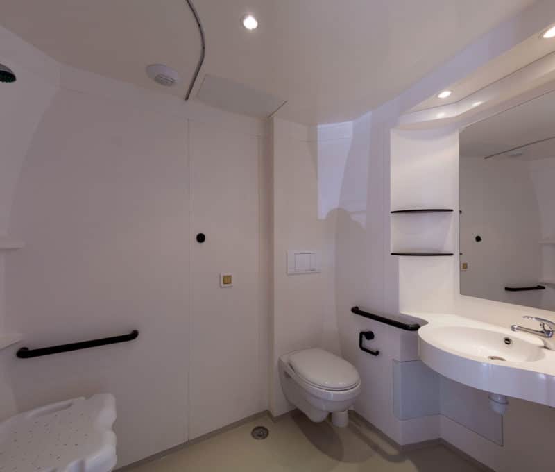 Mobile home rental in Argelès-sur-Mer: bathroom