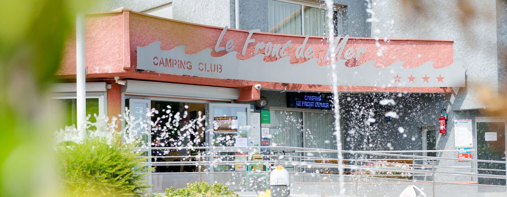 Réception du camping