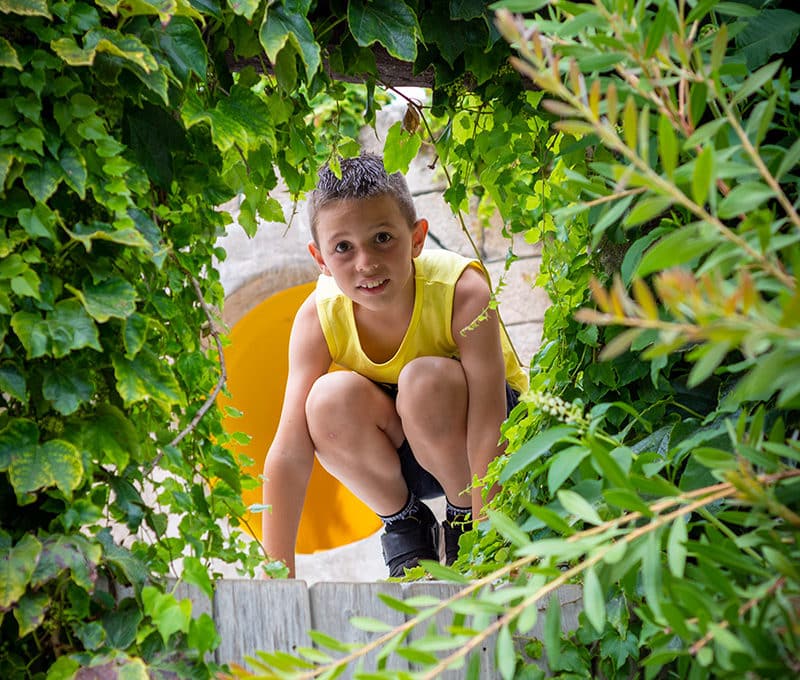 Campingplatz mit Aktivitäten für Kinder