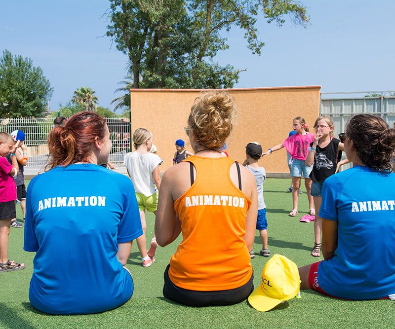 Equip d”animació del càmping