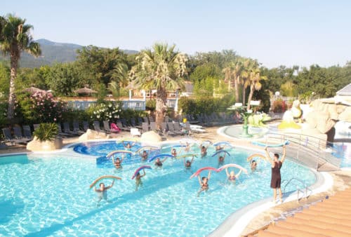 Aquagym au camping Front de Mer